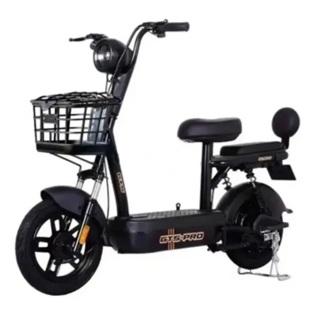 Bicicleta Elétrica Gts Super Power 500w Para Mobilidade Urbana Preta Preto