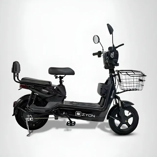 Bicicleta Eletrica Montada De 500w - Scooter Zyon Cor Preto